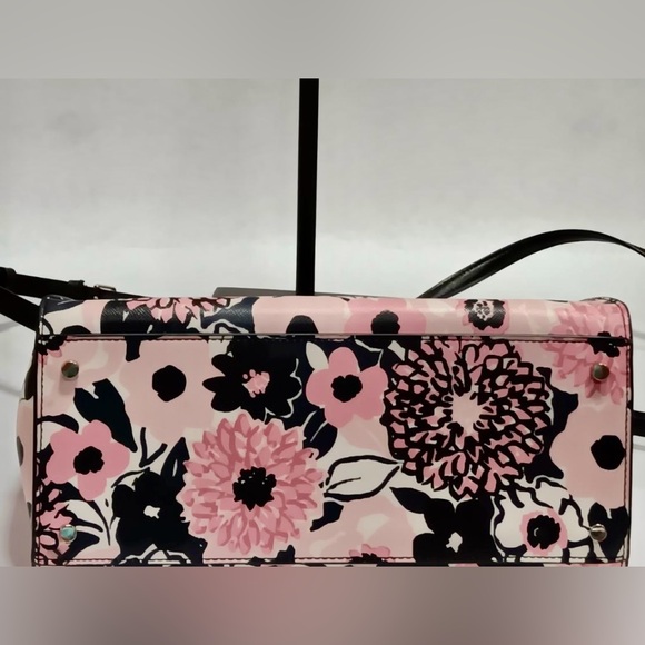 Kate Spade Staci Medium Crossbody Satchel, Dahlia Print - Picture 4 of 8